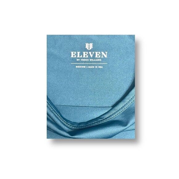 EleVen Venus Williams M Blue Tennis Tank NWT Fallen Petals Sleeveless Athletic - Picture 2 of 10